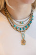 One of a Kind Federico Turquoise Slab Necklaces