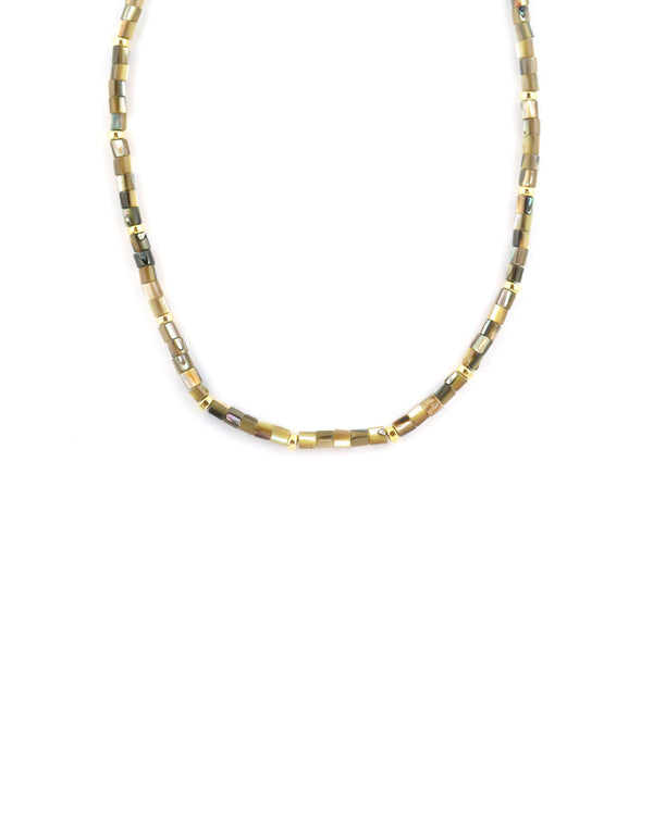 Abalone Rondelle Necklace