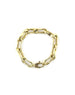 14K Gold 15.25gm Chunky Peanut Link Bracelet
