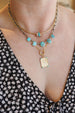 One of a Kind Federico Turquoise Slab Necklaces