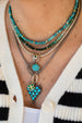 Ombre Emerald Rondelle Necklace