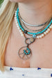 Black Turkish Evil Eye Turquoise Beaded Necklace