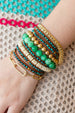 Chan Luu Turquoise Gold Mix Wrap Bracelet