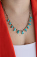 One of a Kind Federico Turquoise Slab Necklaces