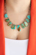 One of a Kind Federico Turquoise Slab Necklaces