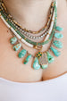 One of a Kind Federico Turquoise Slab Necklaces