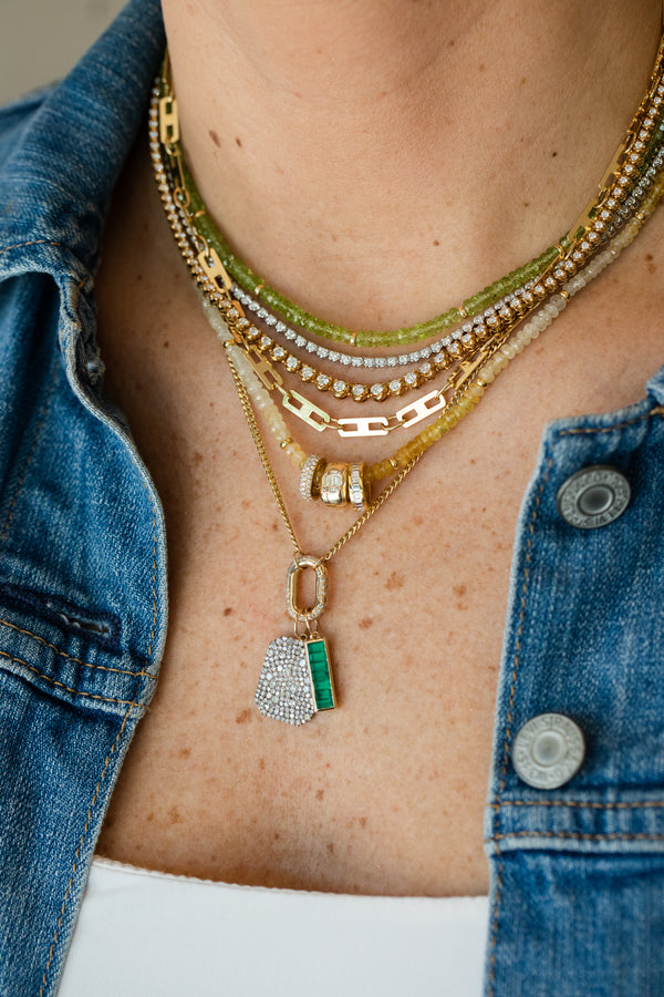 The Fine Lexi Lock Necklace: Cuban Chain