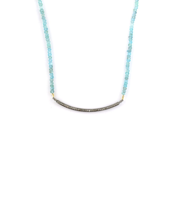 The Lina Necklace: Apatite