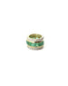 14K Gold Diamond Edge Emerald Baguette Spacer