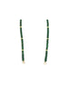 Lock Ready: Open Forest Green Emerald Dyed Corundum Strand