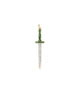 14K Gold Emerald Diamond Sword