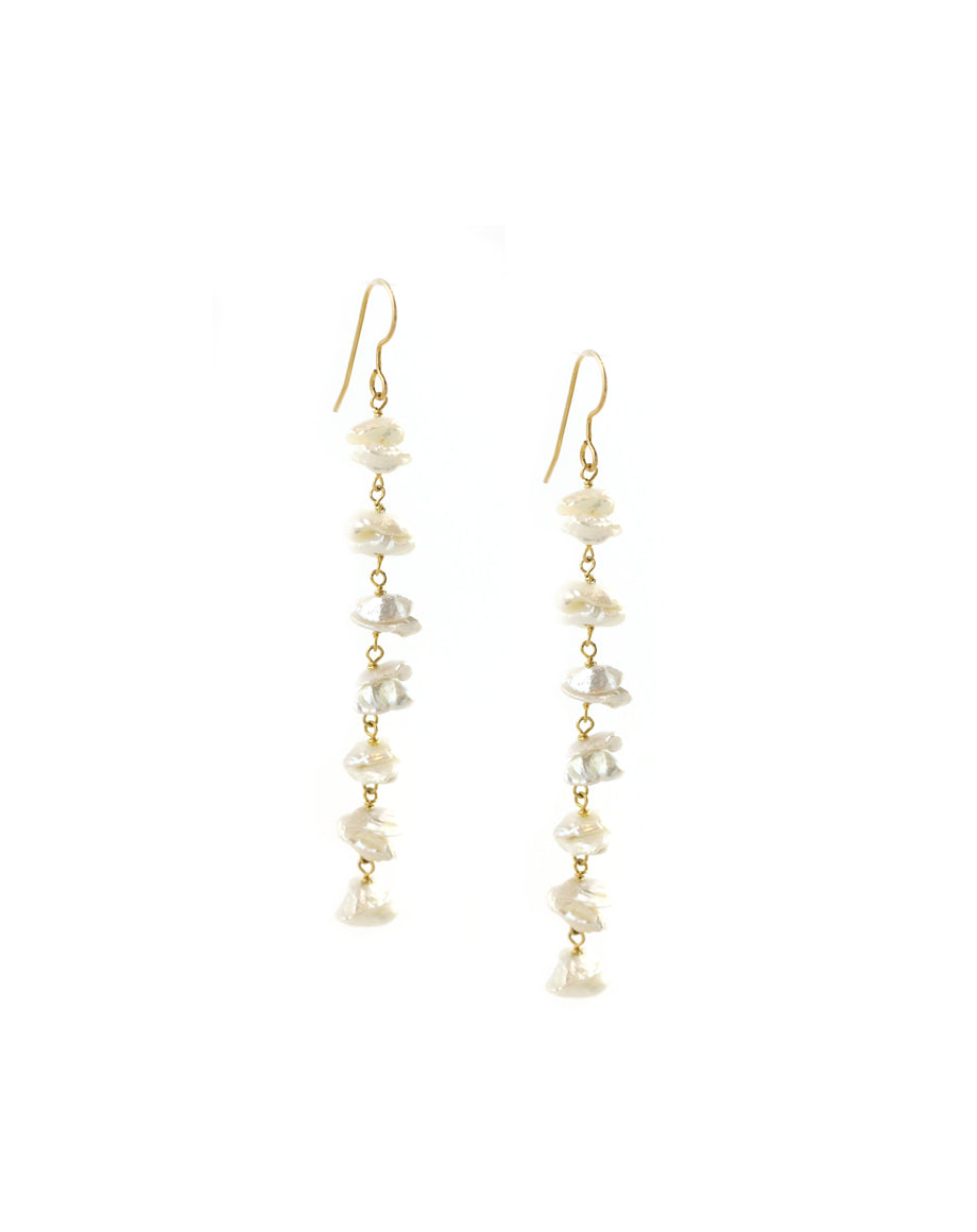 Keshi Pearl Duster Earrings