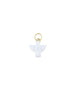 Small 14K Gold Carved Mother of Pearl Thunderbird Charm