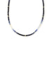 Ombre Blue Sapphire Rondelle Necklace