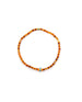 Luis Morais 14K Gold Mini Turquoise Bead Orange Stretchy Bracelet