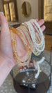 7mm Heishi Ombre Citrine Rondelle Necklace