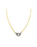 The Eva Lock Necklace: Gold Filled Rolo Chain