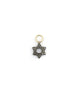 Silver Diamond Star of David Earring Charm