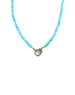 The Eva Lock Necklace: Arizona Turquoise