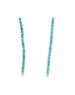 Lock Ready: Open 4mm Heishi Blue Turquoise Strand