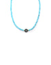 Black Turkish Evil Eye Turquoise Beaded Necklace