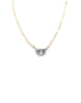 The Eva Lock Necklace: 3mm White Pyrite