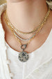 Silver Diamond Spiritual Wheel Charm