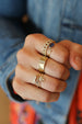 14K White Gold Vertical Baguette Diamond Ring
