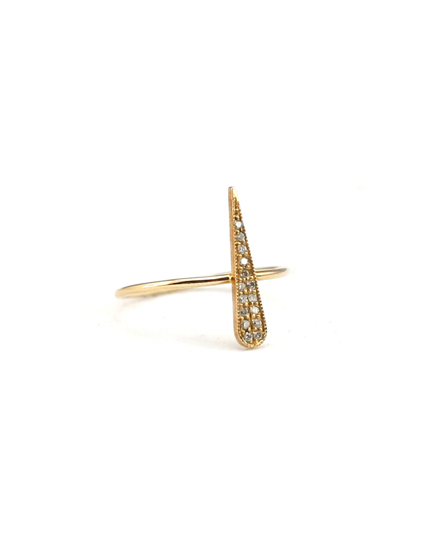 Pave Spike Stack Ring