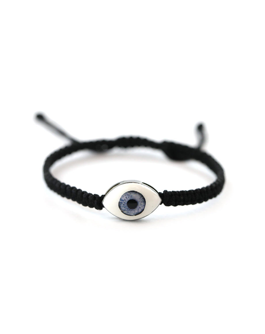 Cosmic Eye Bracelet: Black Thread