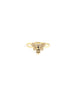 14K Gold Diamond Bee Ring