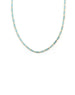14K Gold Inlaid Turquoise Disco Link Necklace