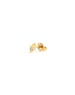 14K Gold Tiny Hamsa Single Stud