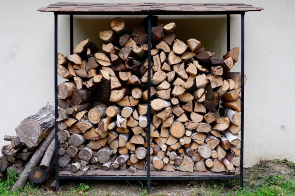 firewood storage