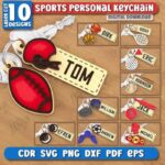 custom sports keychains