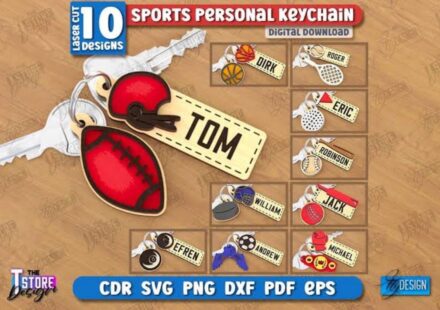 custom sports keychains
